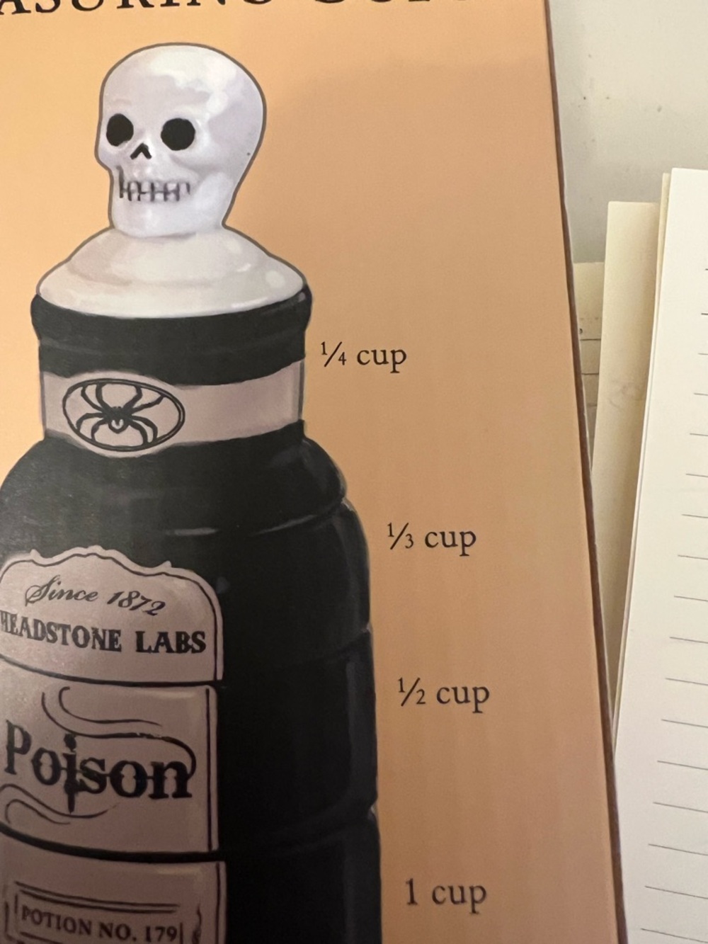 World Market Poison Measuring Cups - Black & Cream - Picture 11 of 11